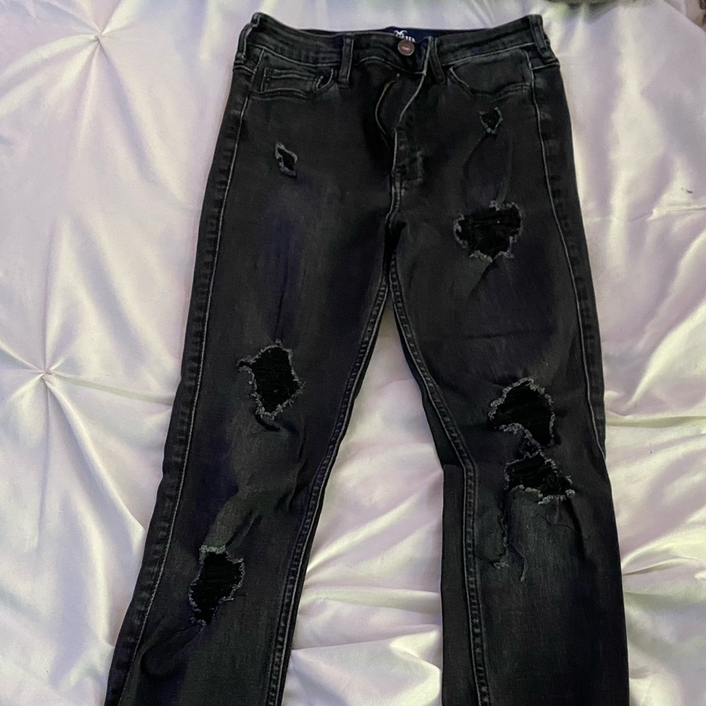 Women’s Black Ultra High Rise Ripper Jeans